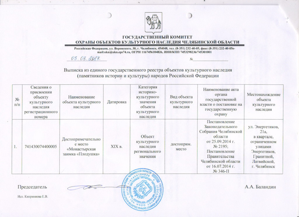 Единый государственный реестр объектов культурного наследия карта